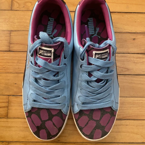 Puma Retro sneakers vintage edition, blue and purple, size 43