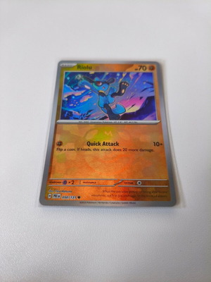 Κάρτα Pokemon Riolu Masterball Prismatic Evolutions καινούργια