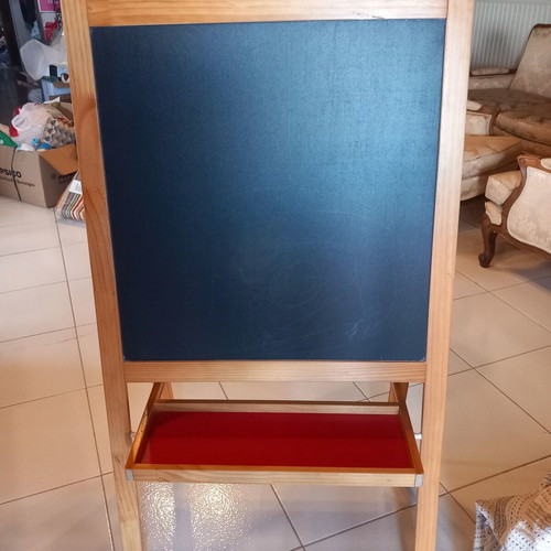 Ikea MÅLA Easel like new with wooden frame and double-sided board