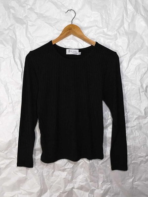 Tif Tiffy blouse used, long-sleeve, size XL, black