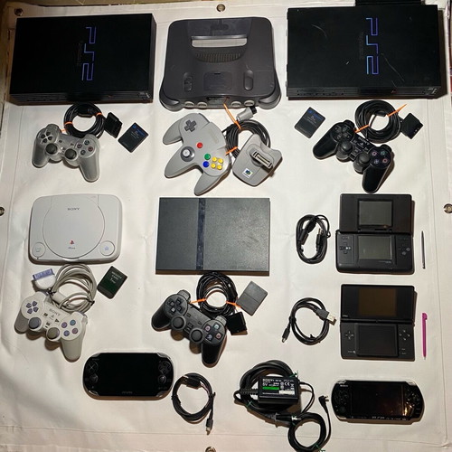 Used consoles Nintendo 64, Ps2, Ps1, Ds, Dsi, Sony PSP, Ps Vita