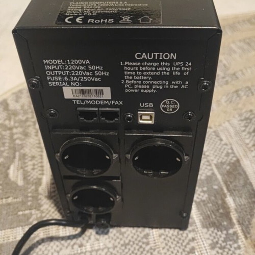 Turbo-X UPS 1200VA/720W used with AVR and LCD display