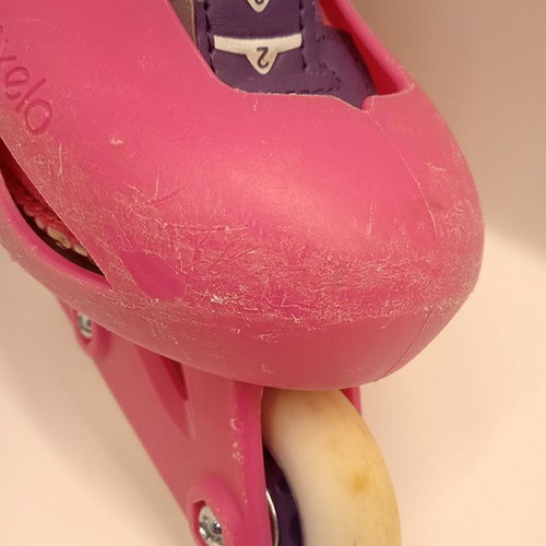 Oxelo Play3 Kids Inline Roller Skates used, size 30-32