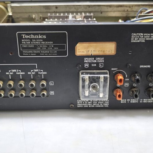 Technics SA 500 amplifier used for parts