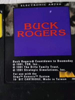Sega Genesis Buck Roger's μεταχειρισμένο, μόνο κασέτα