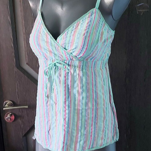Only cotton tunic top like new, striped, sizes XS to M
