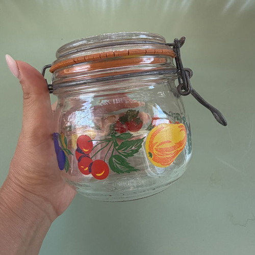 Le Parfait Super vintage glass jars, 0.5L, set of 2
