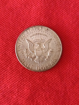 USA Kennedy Half Dollar 1966 used, 40% silver, collectible
