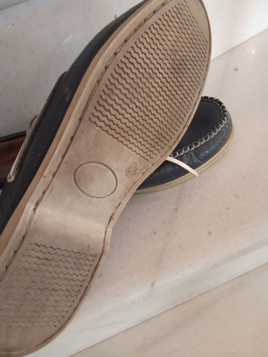 Leather sailing shoes