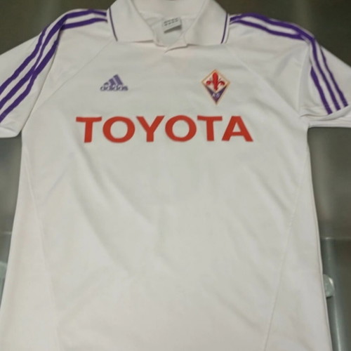 ACF Fiorentina 2004/05 Away Adidas Toyota vintage football jersey