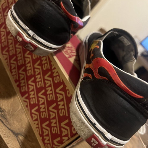Vans of the World sneakers used, Custom Harley Davidson edition, size 47