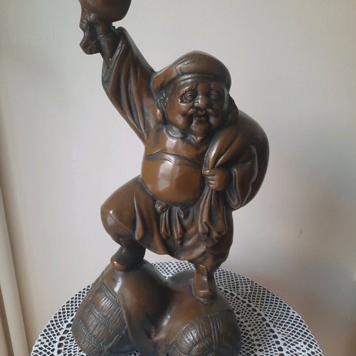 Iron peasant figure used