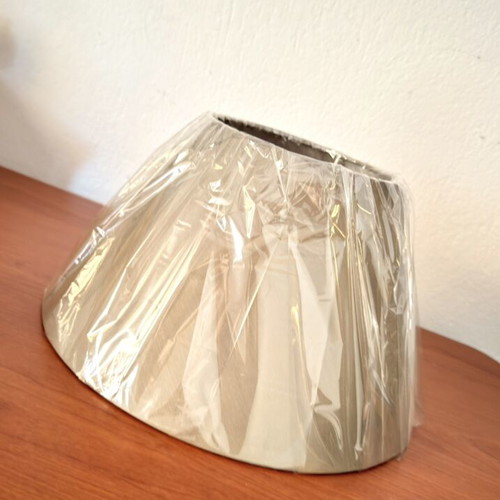 Beige conical lampshade 27x30cm, sealed