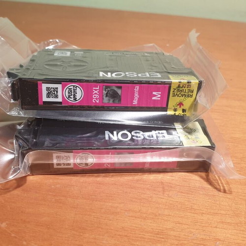 Epson 29XL Ink Set new, 4 colors plus extra yellow, magenta, blue