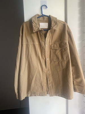 Cos women's denim shacket new, camel color, sizes XL XXL