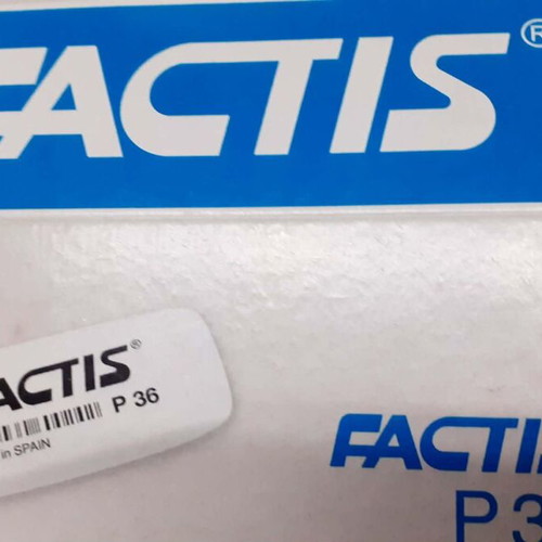 Factis P erasers pack of 10 new soft plastic