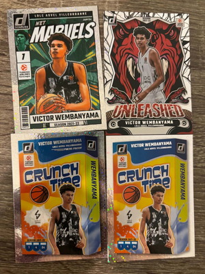 Victor Wembanyama Asvel Euroleague Sticker Set like new 2021-22
