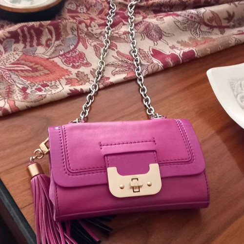 DVF leather bag beautiful