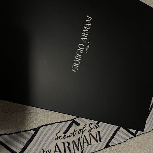 Armani beach towel new with its box