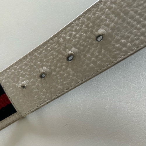 Gucci belt used, size 95, blue, white and red