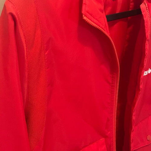 Adidas spring jacket new, red, size M