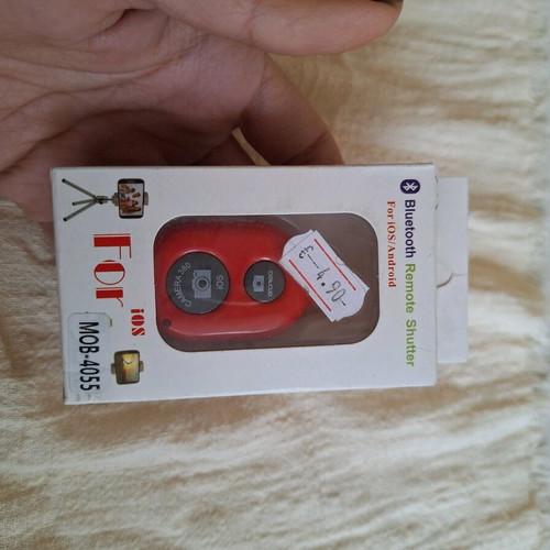 Photo remote control red new, bluetooth