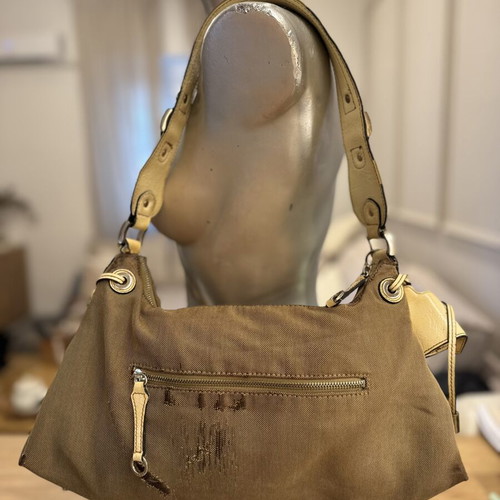 Guess Washed Jeans Shoulder Bag, vintage Y2K style