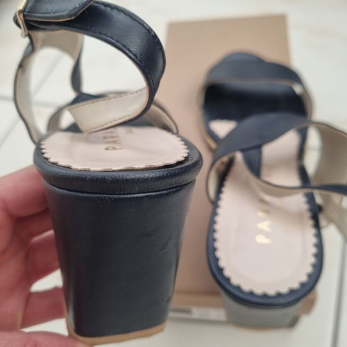 Parallele Paris leather sandals like new, size 41, blue