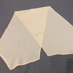 Table runner cream with pointed ends like new