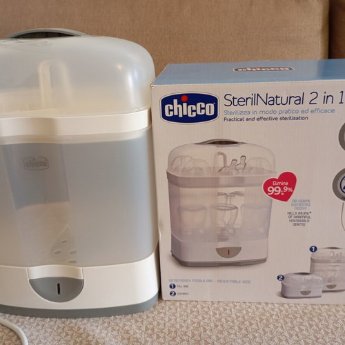 Chicco SterilNatural 2 in 1 Steam Baby Sterilizer like new