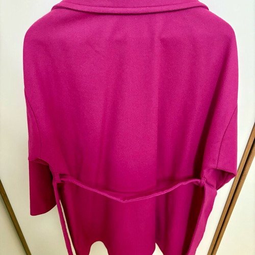 Desigual wool coat 80% new, size L/M, pink