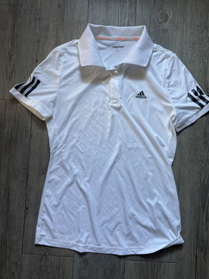 Adidas Response tennis polo shirt like new, white, size S
