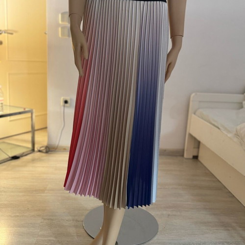 #OFFER# until 05/08 Karl Lagerfeld pleated colored rainbow skirt with elastic at the waist