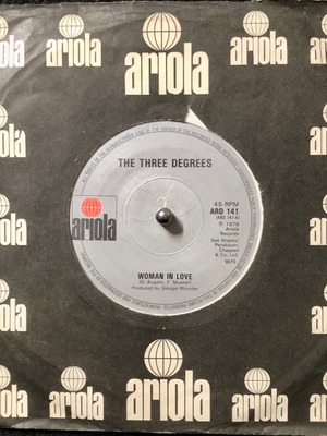 The Three Degrees Woman In Love βινύλιο 7" 45 RPM μεταχειρισμένο, pop