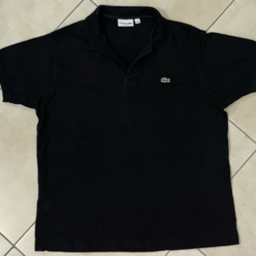 Lacoste Men Polo Shirt, Black, Classic Fit, Size 3XL