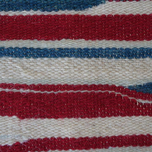 Woven fabric used with stripes on white background