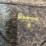 Admiral blue viscose women's T-shirt, size M
