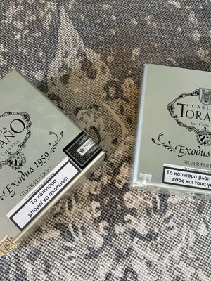 Carlos Torano Exodus 1959 Silver Edition συλλεκτικά κουτιά πούρων σαν καινούργια, 2 τεμάχια