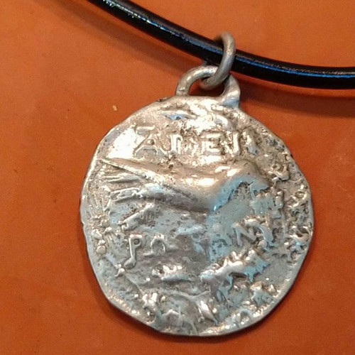 Pendant replica of ancient coin