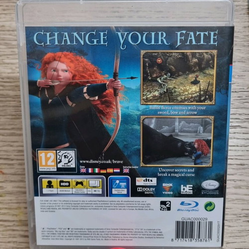Brave game for PlayStation 3 like new, collectible Disney Pixar