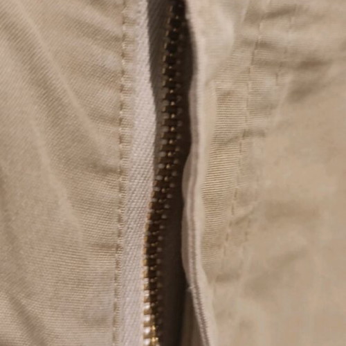 Buggy cargo pants size L like new, beige cotton