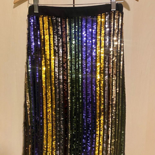 Celestino skirt with sequins, new, multicolor, one size