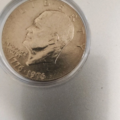 Eisenhower Liberty Bell Moon Silver One US Dollar like new