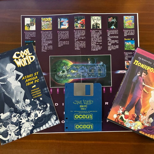 Cool World IBM PC Big Box game used, English release
