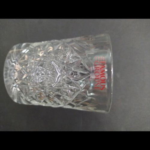 Famous whiskey glass unused