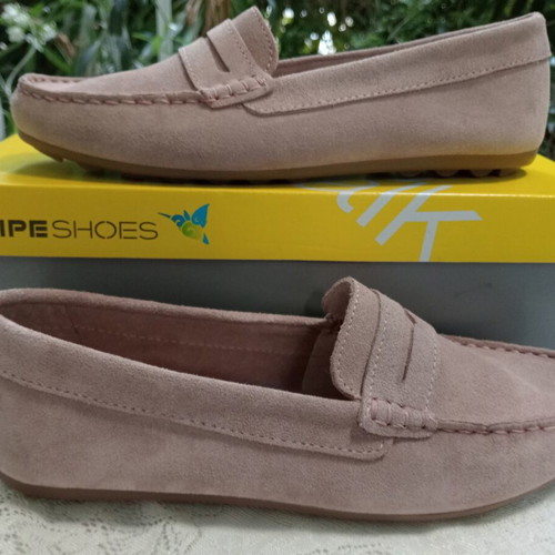 Filipe Shoes moccasins new, size 39, beige pink leather
