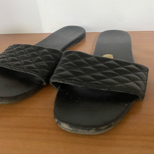 Flat sandals New Look used, black, size 37, vegan