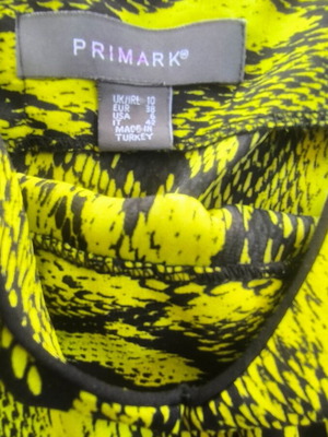 Primark snake print top like new, size S or M