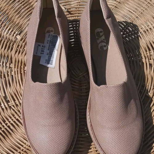 Exe women's moccasins new, size 39, beige