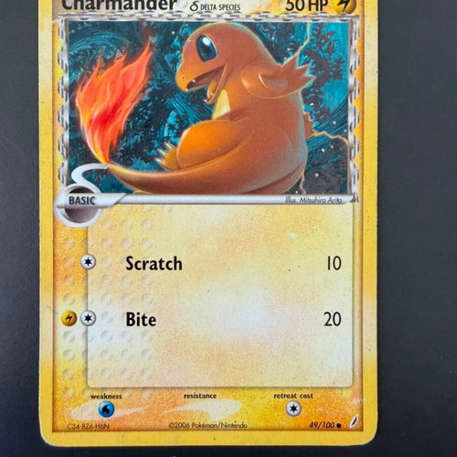 Charmander Delta Species Pokemon TCG card